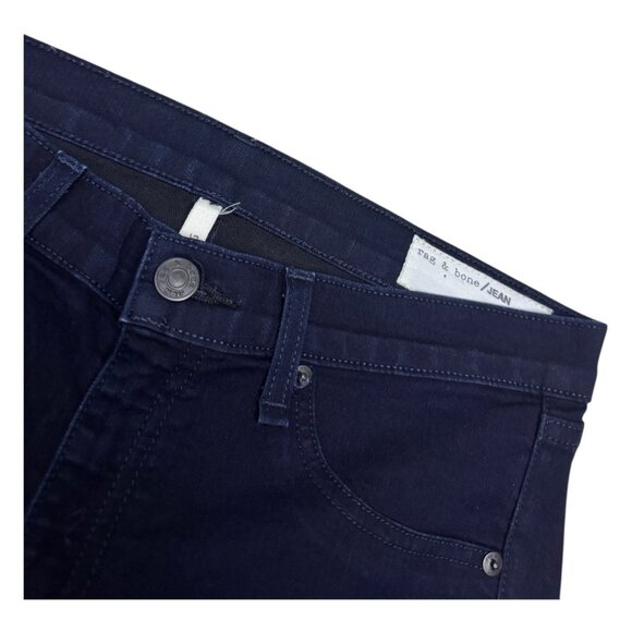 RAG & BONE Stretch Legging Dark Wash Designer Denim Jeans Womens 31x32 - Picture 5 of 7